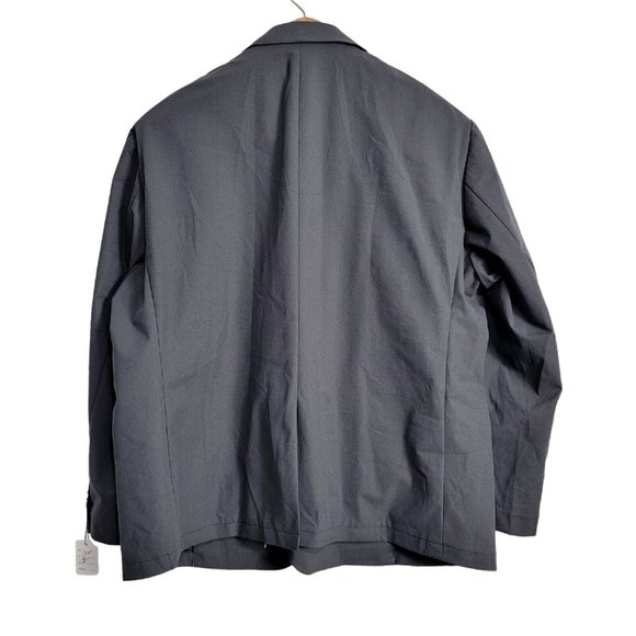 Sene Soho Flex Tech Sport Coat Unstructured Blazer Jacket Gray Custom 52 Chest - Picture 2 of 4